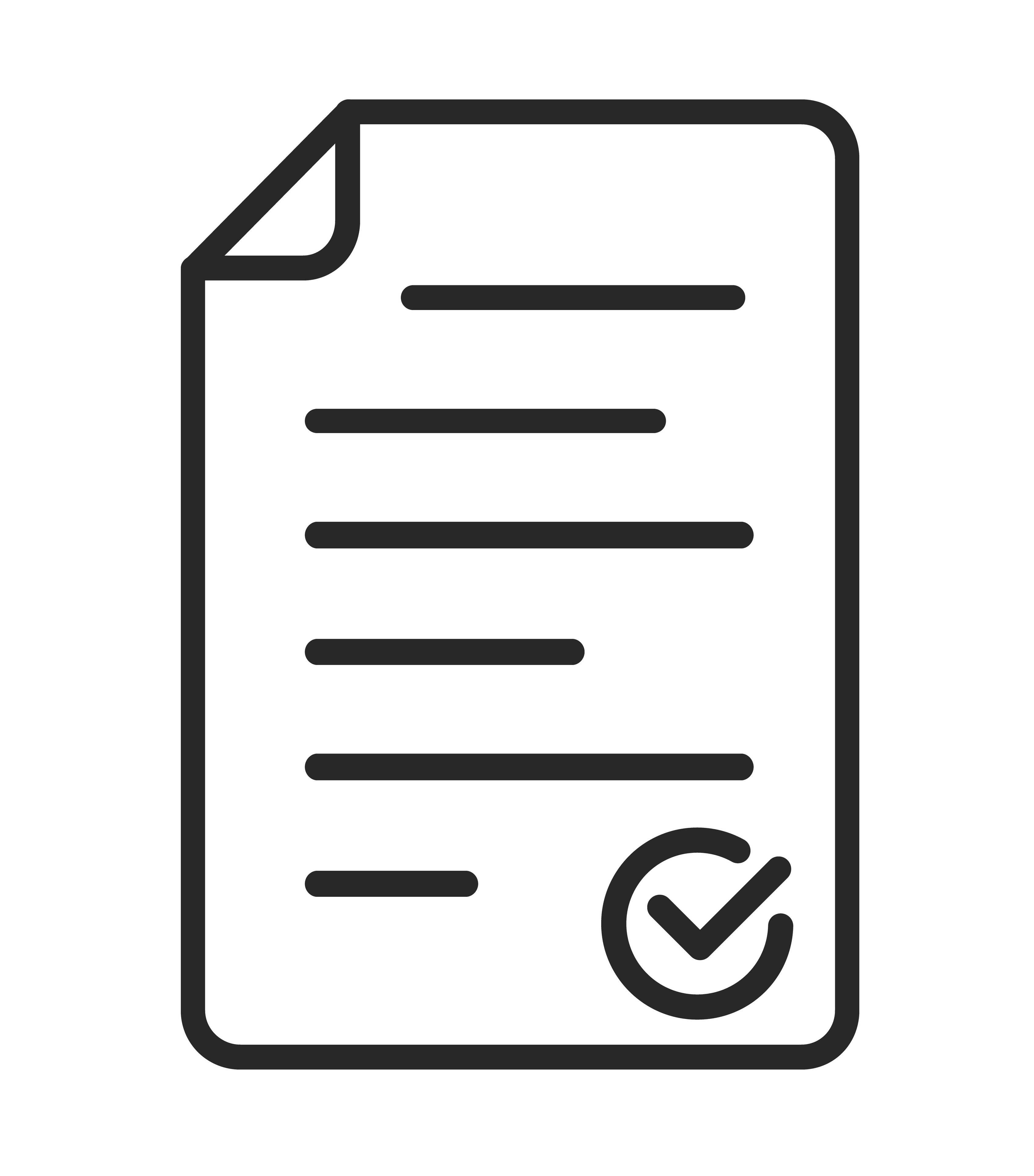 A check list icon
